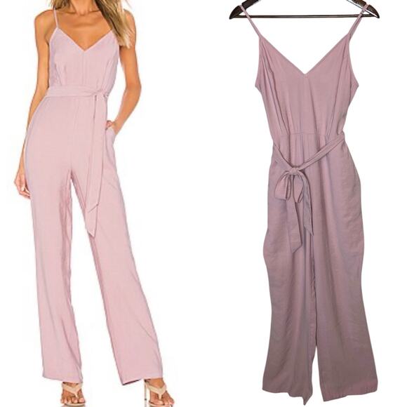 Lovers + Friends Pants - Lovers + Friends Jenny Dress Jumpsuit Blush “Mauve” Pink size Medium